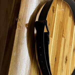 Dickies Black Leather Men's Belt Size 52